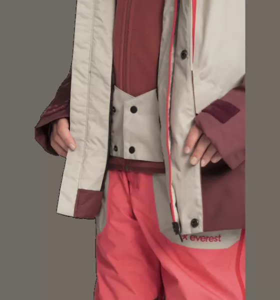 Everest Outdoor Varma Jackor | Skidjackor<J Freeride Jkt PINK MULTI
