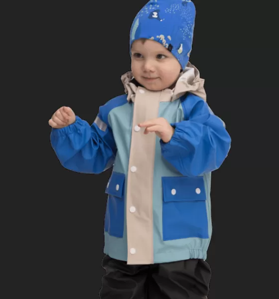 Everest Outdoor Tunna Jackor | Regnjackor<K Rain Pocket Jkt ARTIC AQUA