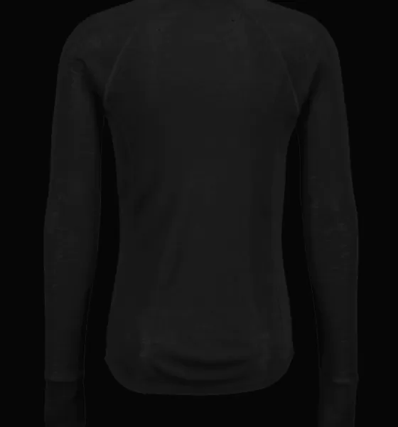 Everest Outdoor Tröjor & T-Shirts<M 100 Wool Sht BLACK