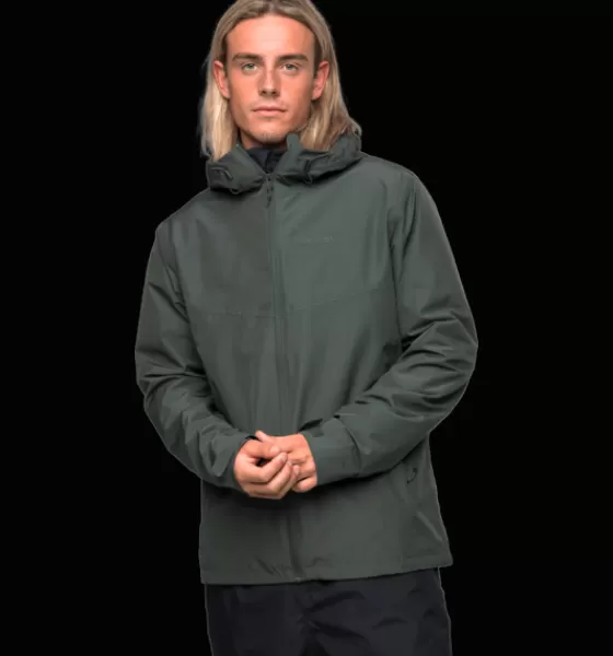 Everest Outdoor Tunna Jackor | Regnjackor<M Allround Jacket 2 DK GREEN
