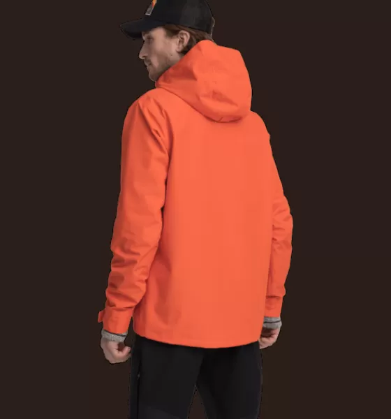Everest Outdoor Tunna Jackor | Regnjackor<M Allround Jacket 2 DK ORANGE