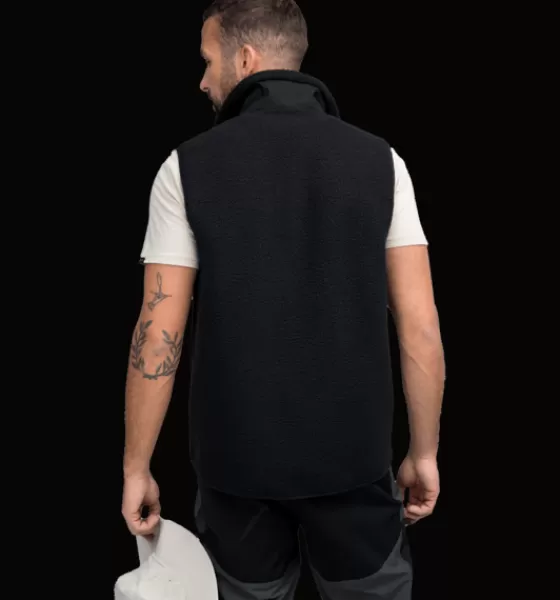Everest Outdoor Tröjor & T-Shirts | Västar<M Retro Pile Vest BLACK