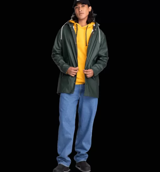 Everest Outdoor Regnjackor | Tunna Jackor<U Rain Coat 2 DARK GREEN
