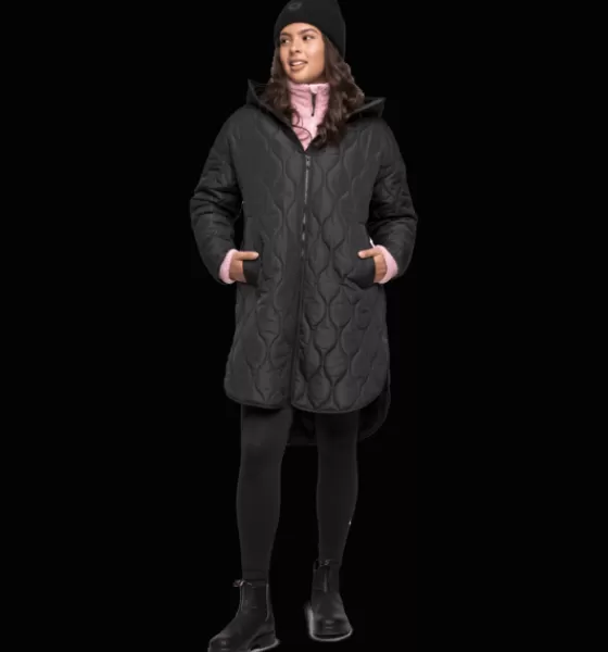Everest Outdoor Tunna jackor | Varma jackor<W Dome Coat BLACK