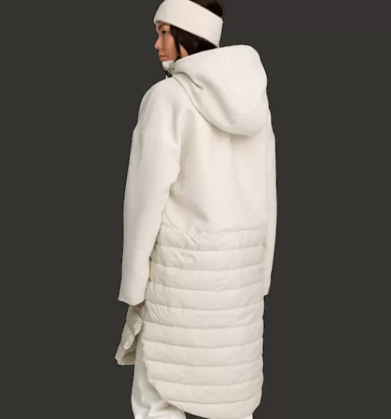 Everest Outdoor Varma jackor | Tunna jackor<W Edith Coat IVORY BEIGE
