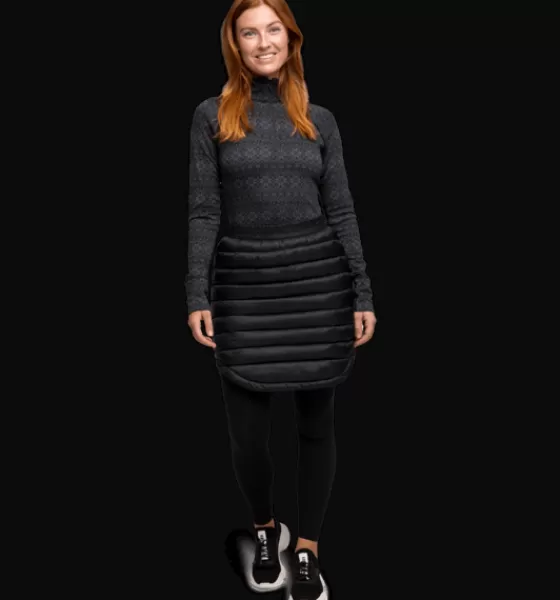 Everest Outdoor Skalbyxor | Regn- & skalbyxor<W Short Quilt Skirt BLACK