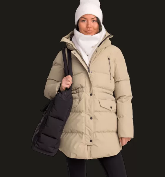 Everest Outdoor Varma jackor<W Warm Parka BEIGE CLAY